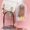 19cm Transparent Doll Stroller Bag - Fashionable, Waterproof PVC, Dustproof, Display Bag for Blind Box Dolls.
