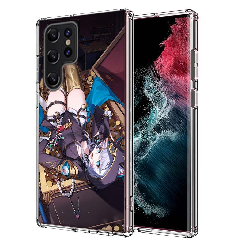 Honkai Star Rail Cipher Capa Phone Case For Samsung S26 Ultra S25 Edge Galaxy S23 S21 S20 S24 FE S22 S10 Plus Cover Clear TPU Sh