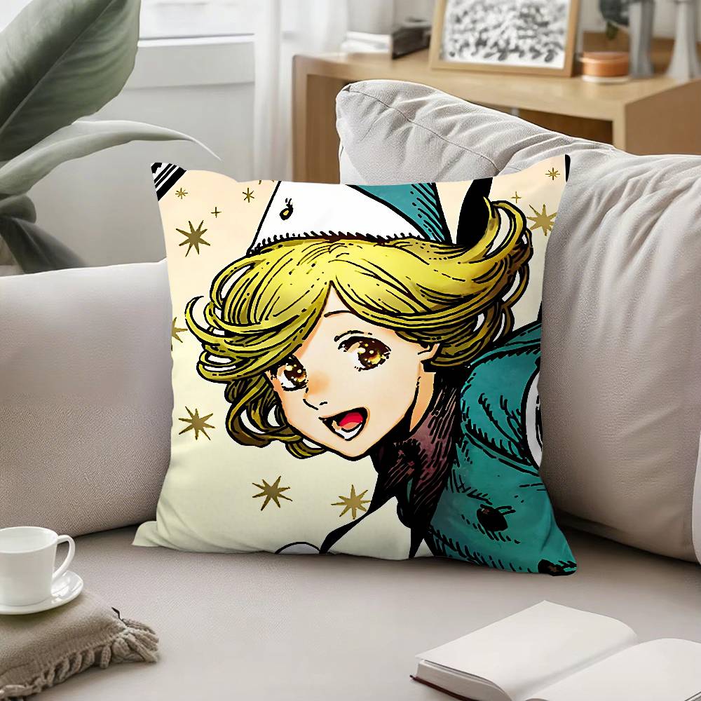 Anime W-Witch H-Hat A-Atelier Throw Pillow Covers Pattern Cushion Cover Suitable For Sofa Bedroom Car Pillow Cover