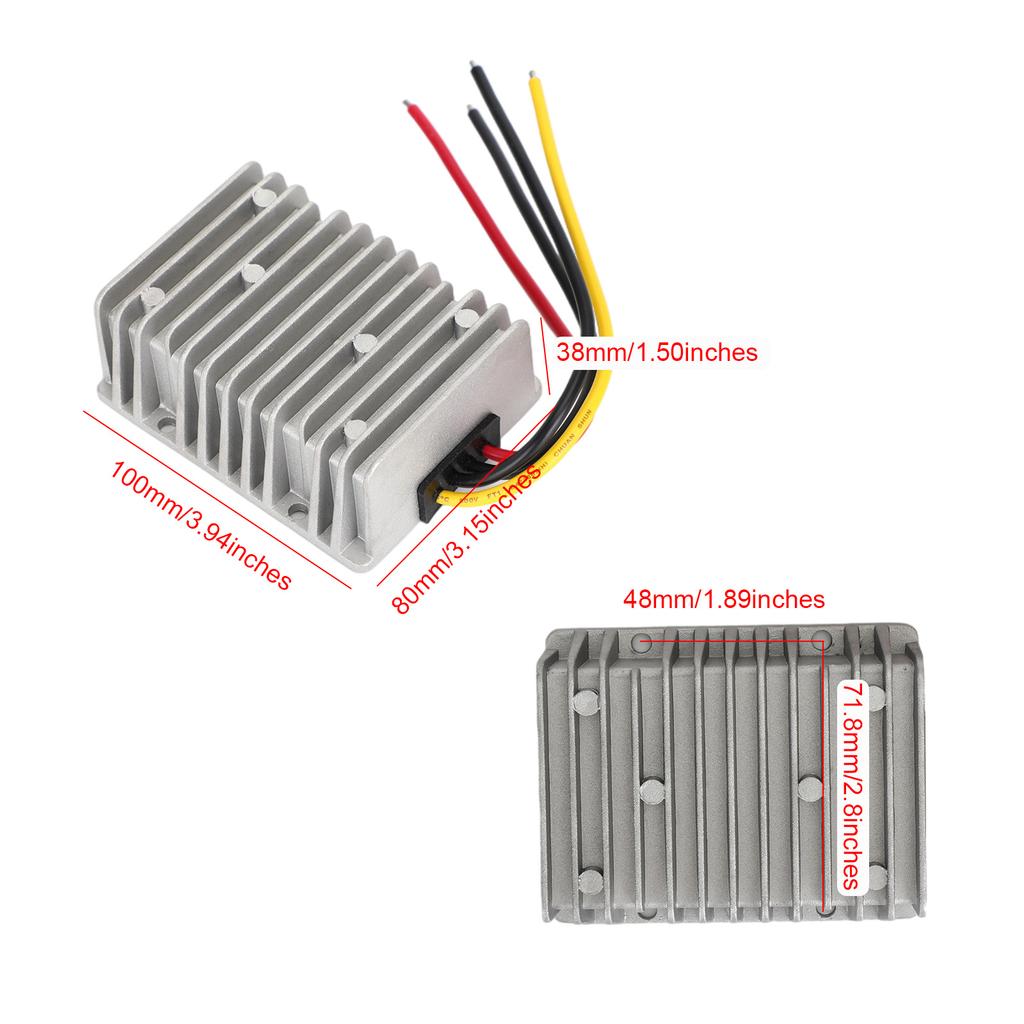 WaterProof 36V/48V to 24V 30A 720W Step Down DC/DC Power Converter Regulator