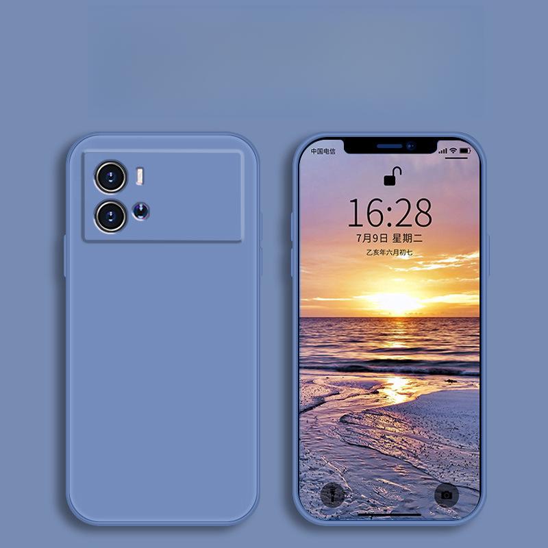Applicable To Oppoa57-5g Mobile Phone Case Protection Case Liquid Soft Silicone Full-cover Anti-fall Case for Men and Women