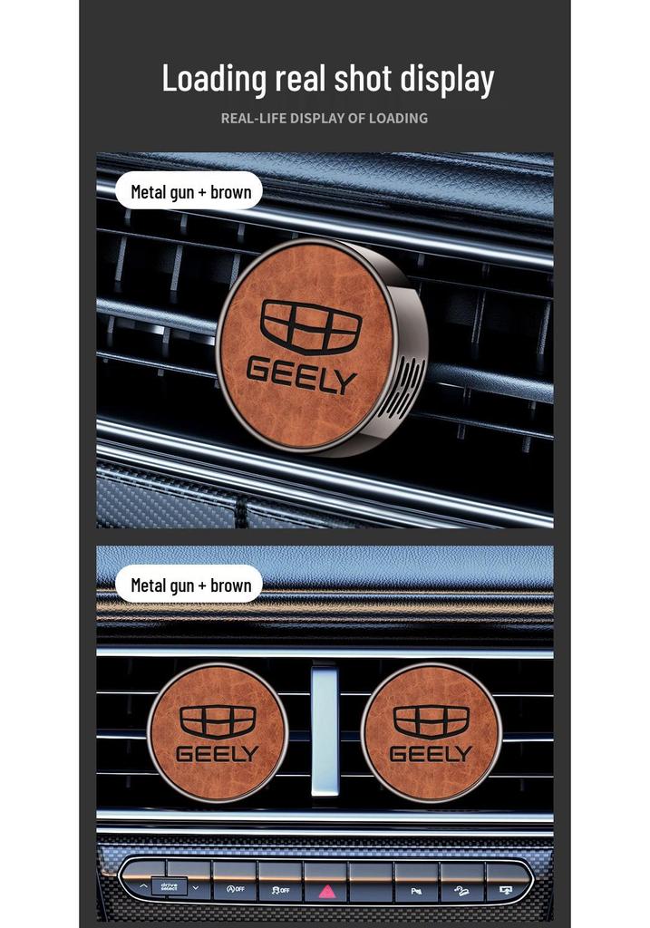 Car Air Freshener for Geely Models: Xingrui, Emgrand, Boyue L, Xingyue L, Binyue - Air Vent Perfume Scent