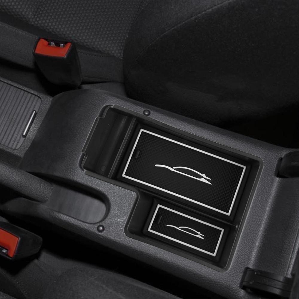 For Volkswagen VW Golf 6 MK6 GTI SCIROCCO Armrest Box Storage Box Tray Central Console Holder Container Organizer Accessories