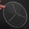 Transparent White Lathe Woodworking Tool Round Ruler  Woodworking and Lathe Work for Bowl Making