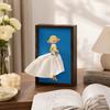 Luxury Art Ballet Tissue Box Elegant Design Tissue Dispenser Skirt Tissue Box  Bedroom Table
