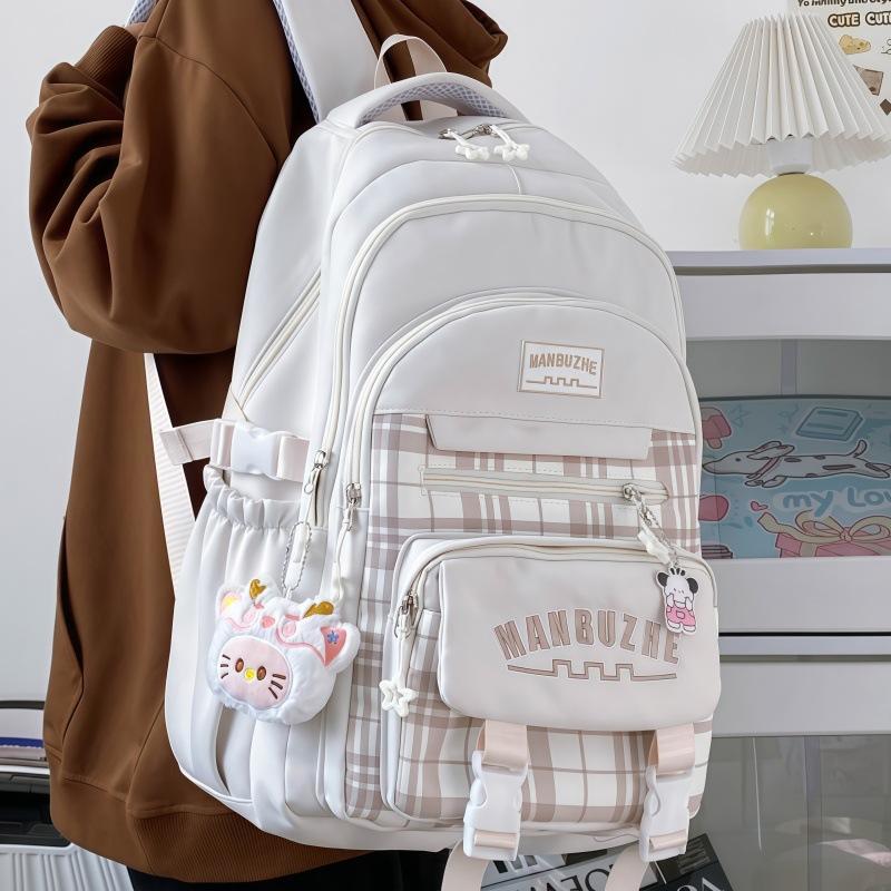 Schultasche Schultasche weiblich Ins Mori vielseitig Klasse 1-1 Mittelschule Oberschule Schüler große Kapazität hoher Wert Gewichtsreduzierung Rucksack