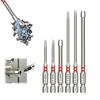 6Pcs/Set Screwdriver Bits Set Strong Magnetic Electric Screwdriver Bits High-Strength Magnetic Multi-Size Driver Bits