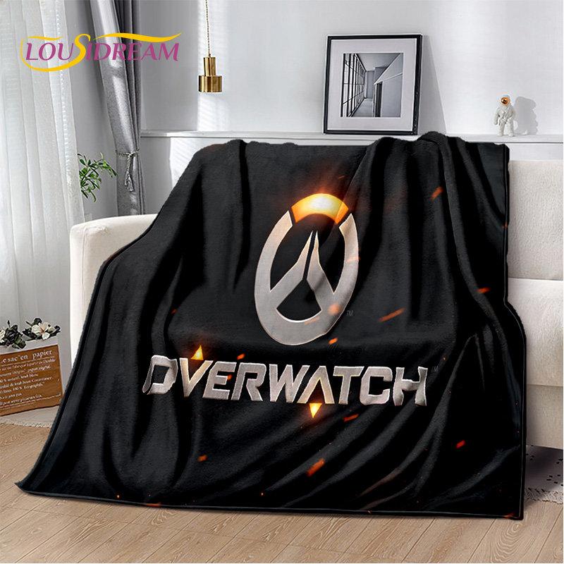 Overwatch Game Gamer DVA  Reaper Soft Plush Blanket,Flannel Blanket Throw Blanket for Living Room Bedroom Bed Sofa Picnic Kid 3D