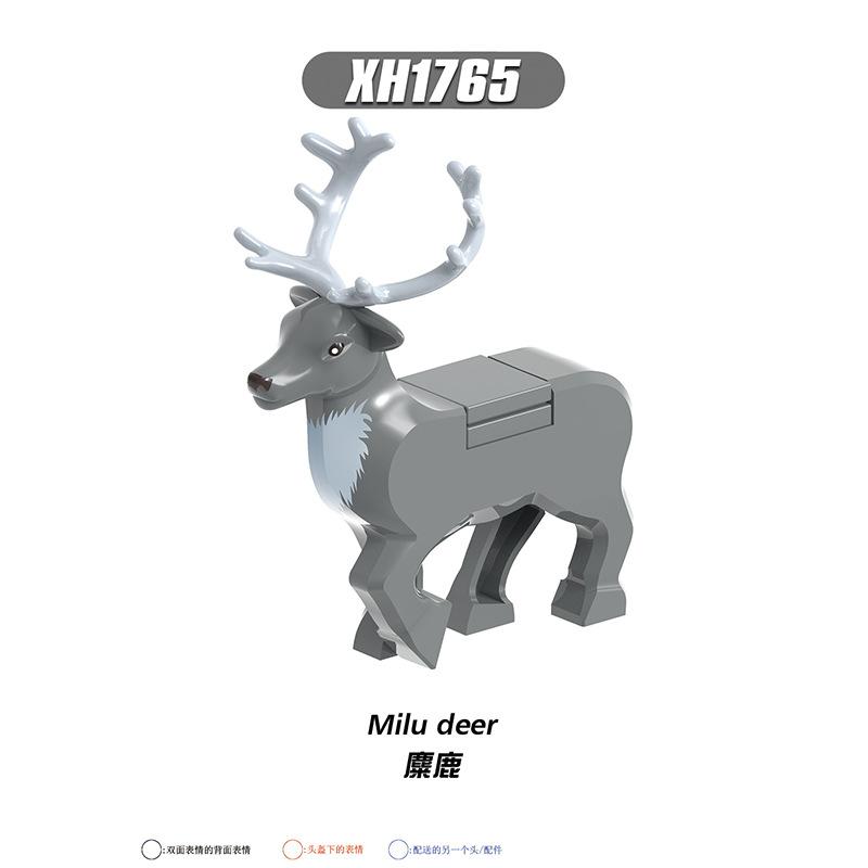 MOC City Animal Building Block Figures Eagle Owl Panda Parrot Seagull Penguin Zoo Fram Horse Pig Accessories Bricks Toy Gift