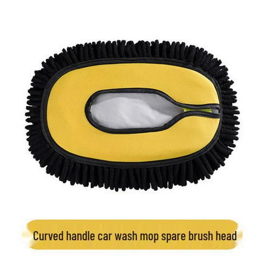 

Curved Rod Telescopic Car Wash Mop with Soft Bristles