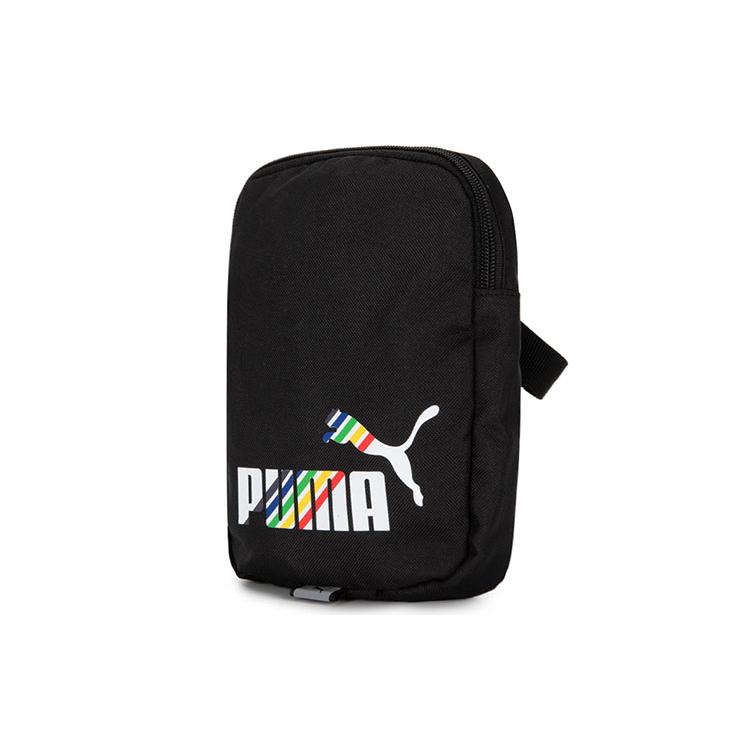 New PUMA Fabric Crossbody Bag Small Size Unisex Black 079544-12