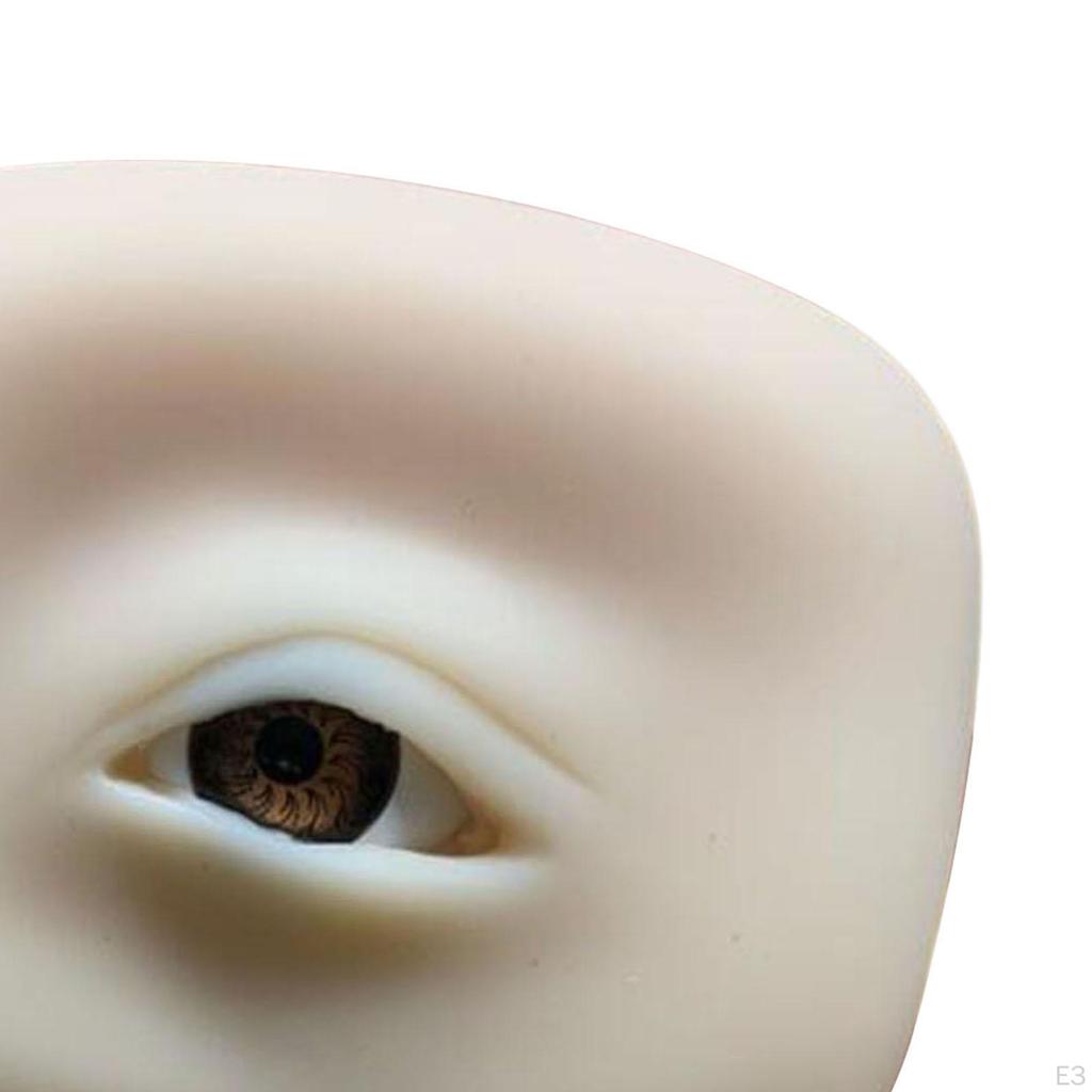 5D Practice Silicone Eye Supplies Lightweight Teaching for Beginner