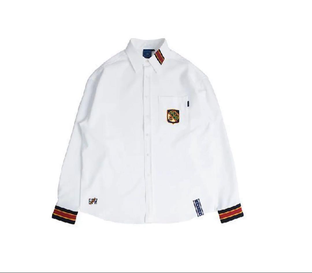 

[USED] Special Price: Romantic Crown BTS Striped Cuffs Shirt