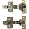 Waki Sangyo NS-3550 Damper Slide Hinge, Full Cover, Cup Diameter 1.4 Inches (35 Mm), Kitchen, Entryway, Cupboard