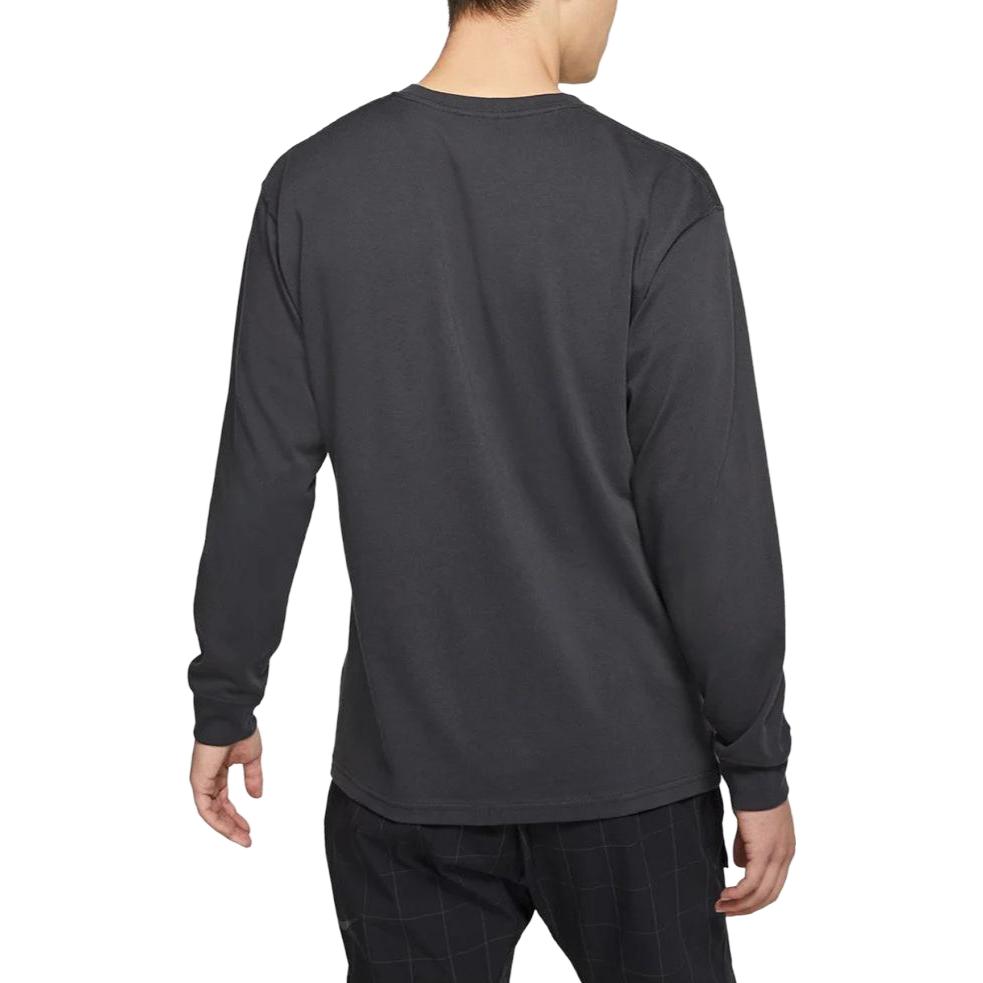 Nike x Olivia Kim Long Sleeve Tee Off Noir/Metallic Silver Men Tops Black CT3088-045