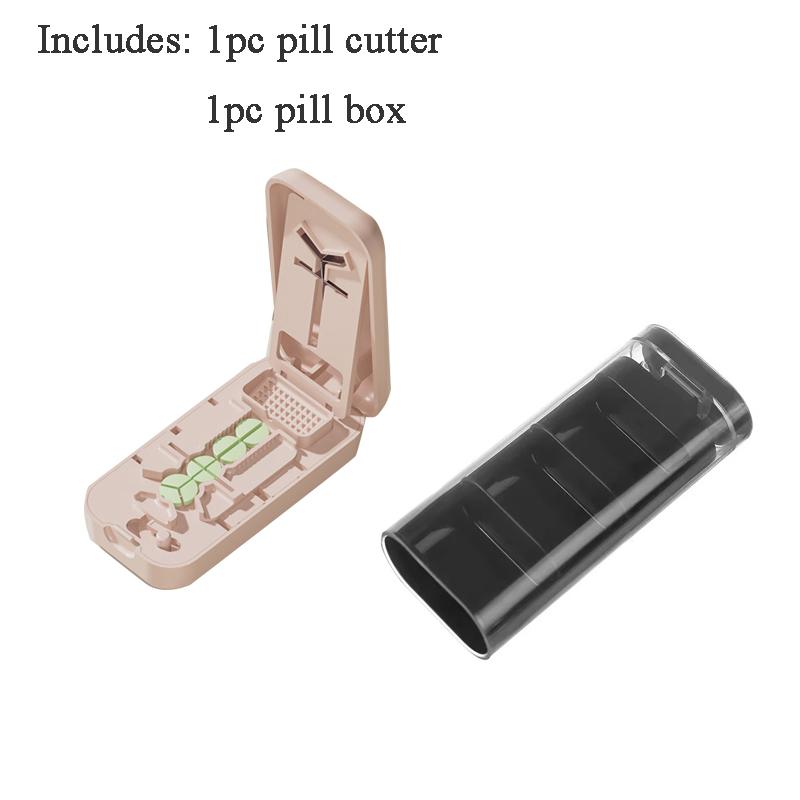 

Multipurpose Tablet Cutter Portable Precise Newest Splitter for Cutting Grinding Medicine Box Travel Pill Grinder Drug Diviver