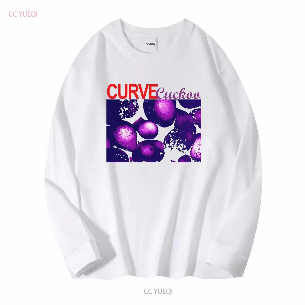 Curve T Shirt Cuckoo Long or Short Sleeves Vintage Washed Slightly Designer Clothes Homme Top For Everyday Wear Soft Breathable