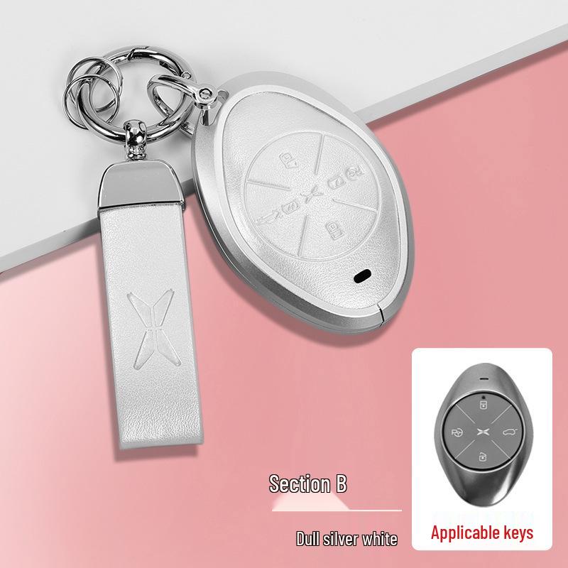 Compatible with XPeng P7i, G6, G9, P5, G3i Key Case - Premium Protective Shell with Buckle.