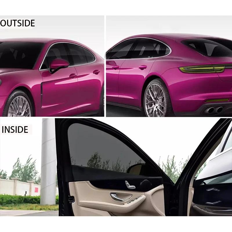Automotive Car Heat Control Window Tinting Kit Precut Window Tinting Computer Cut Out Front Side Windows Film Blocking Light