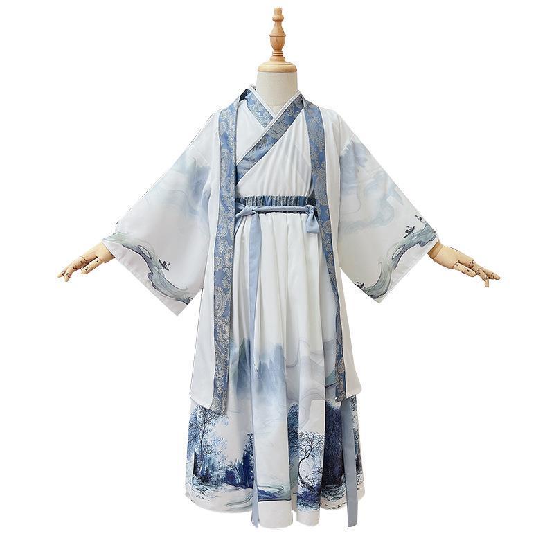 Children's Hanfu Tang Suit: Summer Thin Ancient Chinese Style for Boys