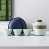 Light Luxury Hand-painted One Pot Three Cups High-end Travel Tea Set Portable Set Teapot Teacup Business Commemorative Gift