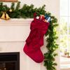 Christmas Bow Velvet Socks, Velvet Christmas Socks, Candy Bags, Bow Gift Bags, Large Bow Sock Gift Bags