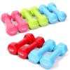 Compact Colored Rubber Dumbbell Set