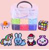 5mm Hama Bead Multi-layer Set with 3D Cartoon Puzzle Puzzle for Adult and Children's Toys, Perfect Gift Beads Set