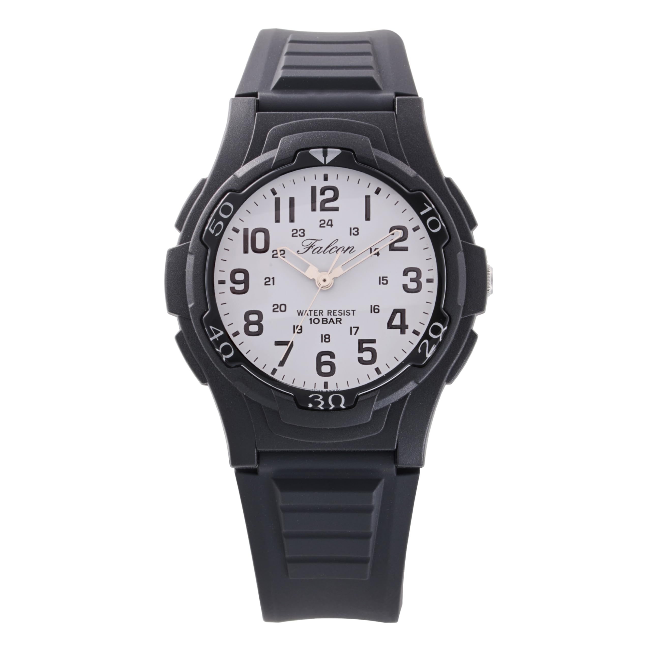 

Citizen Q&Q Men s Wristwatch, Analog, Waterproof, Urethane Strap, white, 1 piece 1 piece