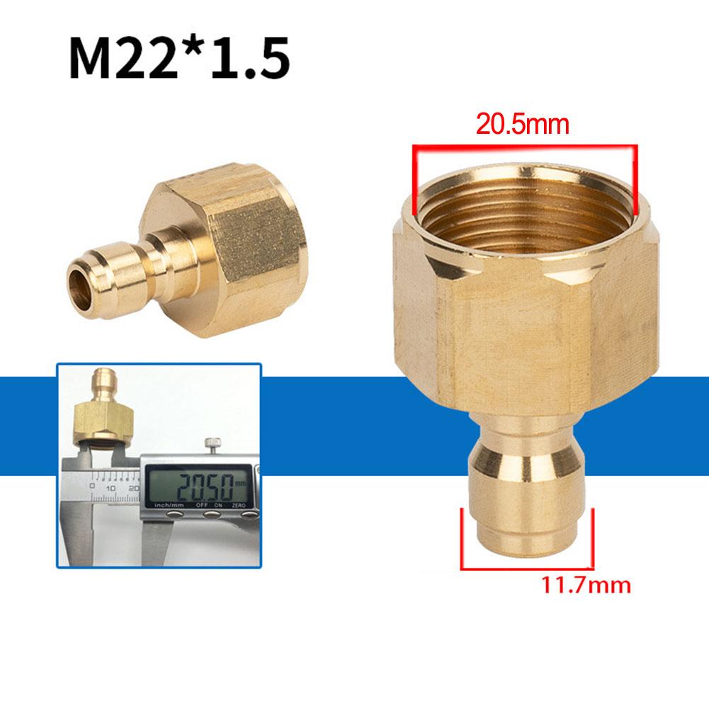 High Pressure Washer Connector 1/4 Inch Quick Release Connector Coupler Fitting For Garden Hoses Car Washer Lance Connector G1/4