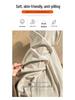 2026 Women's High Waist Velvet Wool Wide-Leg Pants - Floor Length, Slim Fit, Casual Spring Style