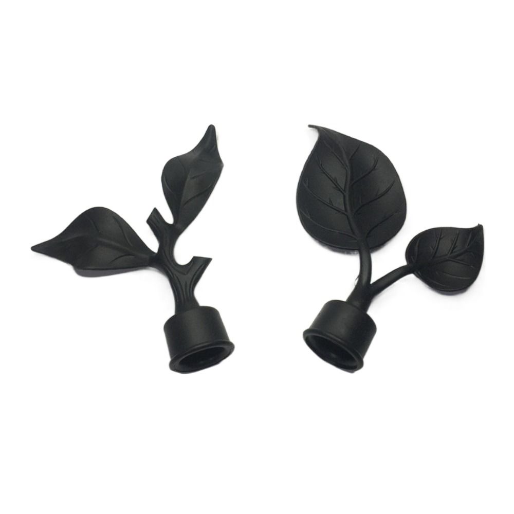 Imitation Iron Curtain Pole Finials Ends Heads Roman Rod Fashionable   Curtain Decorative