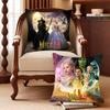 Movie W-Wicked For Good  Pillow Case Decor Protective Covers Comfortable Soft for Sofa Living Room Home Office