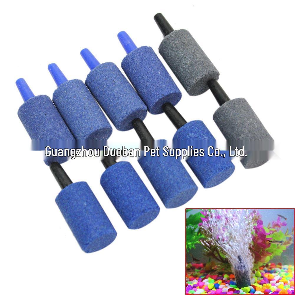 Aquarium Oxygen Pump Bubble Stone Set - Long Air Stone Aeration Head