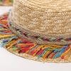 Baby Sun Hat for Boys & Girls, Summer Beach Straw Hat with UPF, British Style Toddler Hat, Parent-Child Matching Sun Cap
