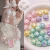 TX04 10Pcs 16mm Fig Candy Color Acrylic Beads Irregular Beads Bracelets Necklace Keychain DIY Craft Making Accessory Material