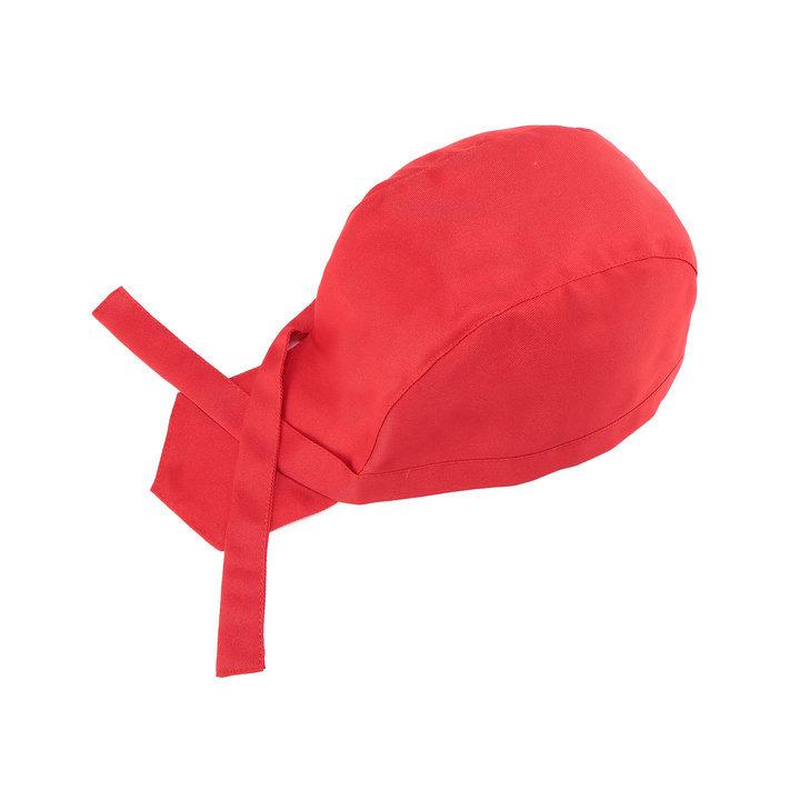 

1 шт. Регулируемый взрослый поварской колпак, поварской рабочий колпак в стиле пиратской банданы для мужчин и женщин, подходит для приготовления пищи на кухне красный