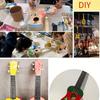 DIY Ukulele Kit - 1pc Build Your Own Guitar Kit with Laminated Wood Panels and Back, Craft Gift for Bedroom Decor and Holiday Presents