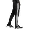 adidas Calças de Moletom Listradas com Estampa de Logo e Cintura Elástica Calças Masculinas Preto BK7414
