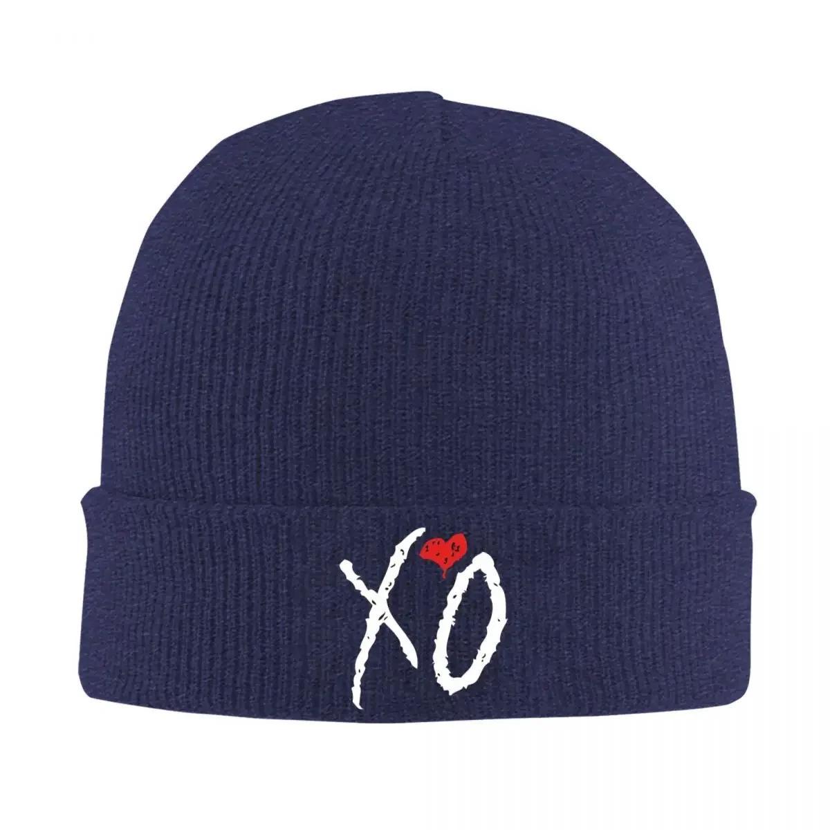 

THE WEEKND Music Tour XO Knitted Hat Women s Men s Beanies Autumn Winter Hat Warm Melon Cap