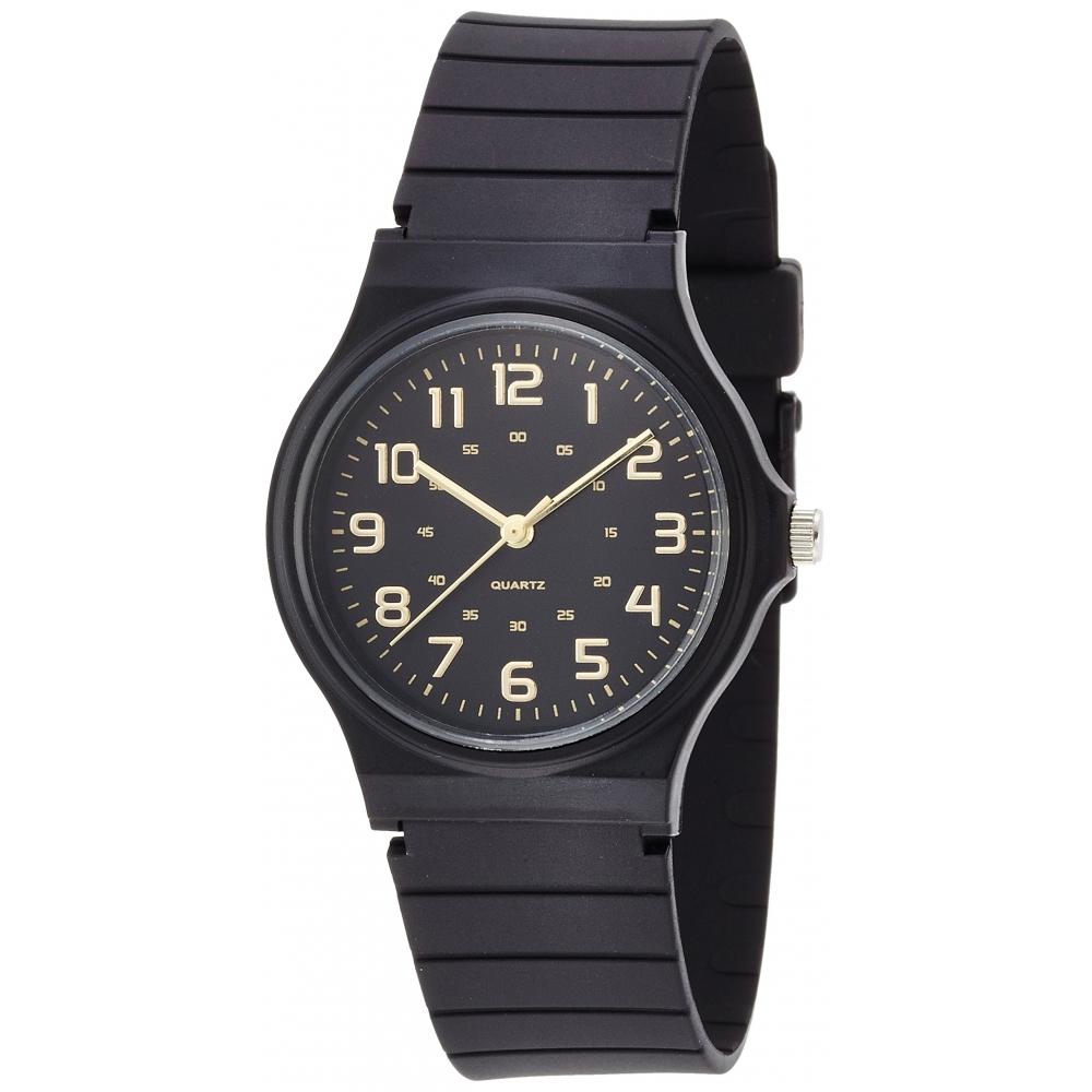 

[Fieldwork] Analog Casual Watch Harvey Urethane Belt Black Dial DT108-3 Women s Black