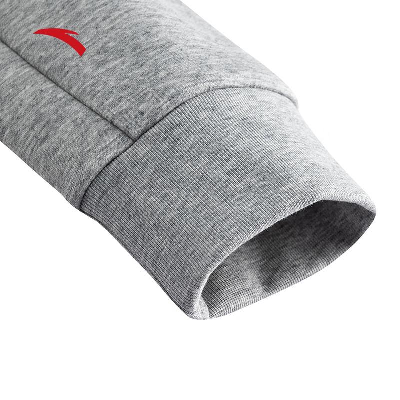 Anta Men's Fleece-Lined Hooded Sports Jacket