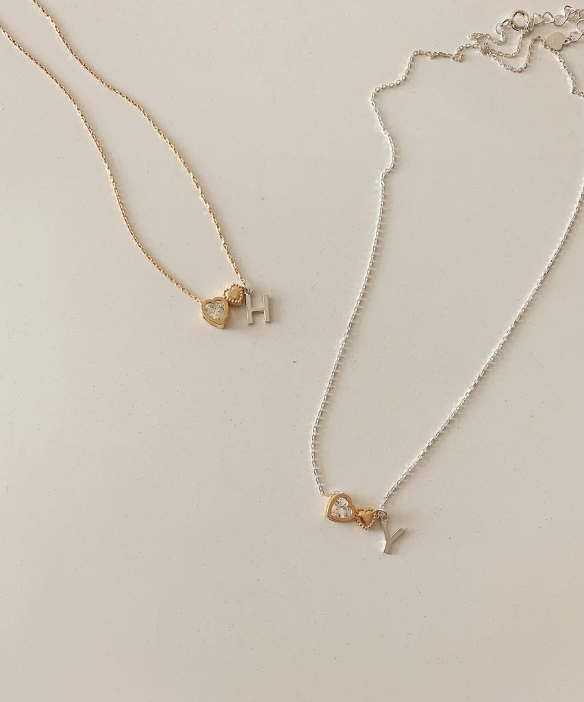Code.H (Silver 925) Dear Initial Necklace