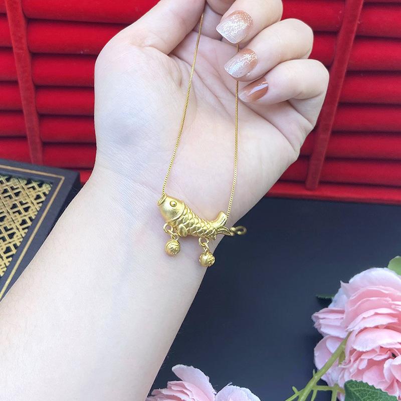 New Koi Goldfish Lucky Hydrangea Versatile Three-dimensional Jewelry Necklace Pendant