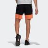 adidas Colorblock Striped Sport Shorts Men Bottoms Black GQ6209