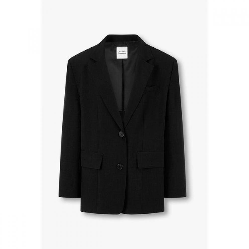

Studio Tomboy Basic Modern Single Jacket 9105312181ar 99 (black)/S(55)