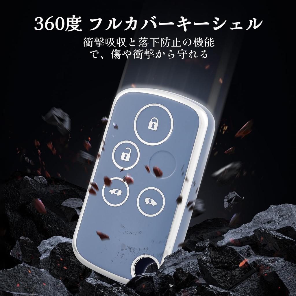 OFF WE GO Pouzdro na klíče, TPU Kryt na klíč od auta, Skořepina klíče, Kompatibilní, Pro Hondu