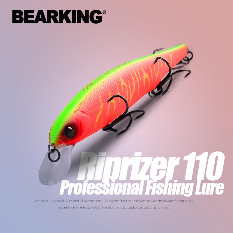 BEARKING 112mm 15g Floating Fishing Lure, Dives 1.5m, Model M111
