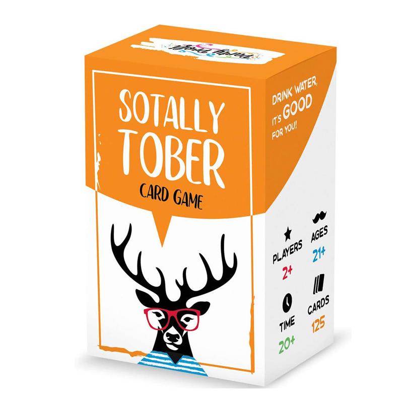 Настольная игра Sotally Tober Питейные игры Вечеринка для взрослых с выпивкой Карточная игра