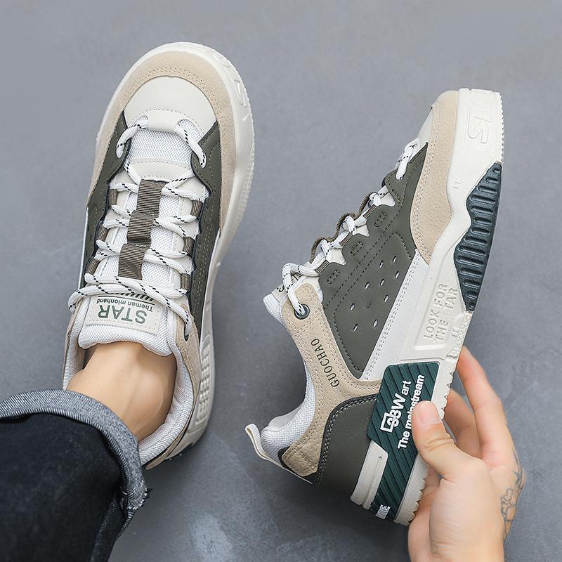 Fashion Street Platform Skateboard Shoes Men Original Yellow Men's Skate Shoes Fashion Design Casual Sneakers Male zapatillas de hombre